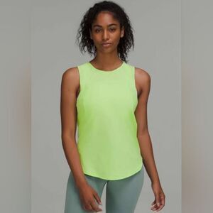 Lululemon Top Women's 14 Sculpt Tank Highlight Yellow Athletic Sporty Activewear